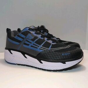 Propet Mens‎ Sz 9.5 Ultra Black & Blue MAA202M 3E Athletic Shoe - Floor Model